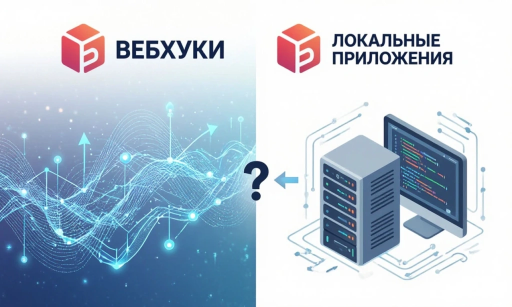 Вебхуки или приложения: как не зайти в тупик.