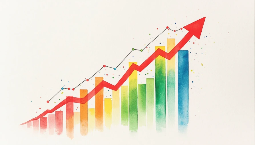 График роста позиций и трафика сайта после SEO-оптимизации