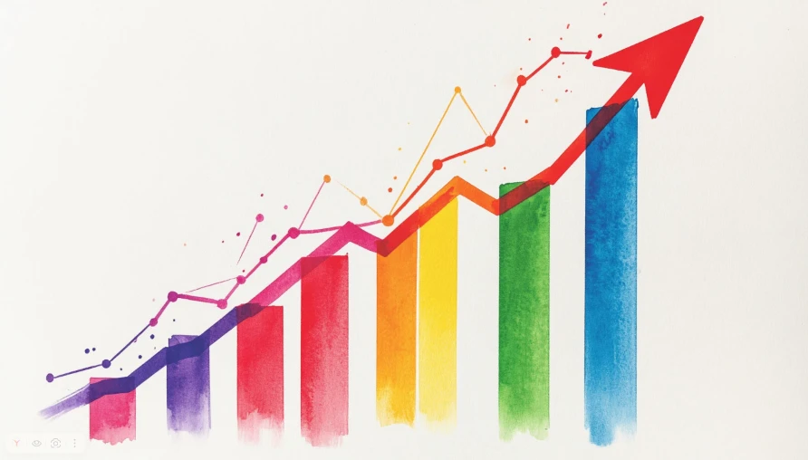 График роста органического трафика после SEO-оптимизации